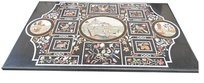 48" x 36"Marble center table top Center semi precious handmade work home decor - Image 1 of 4