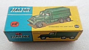 Camión del ejército vintage Corgi Toys Major 1118 "International" 6x6 caja original - Imagen 1 de 15