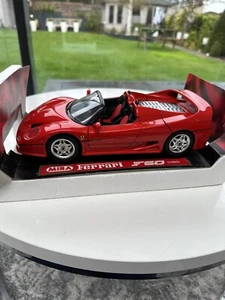 1995 Ferrari F50 red - Mira 1/18 Rare Die Cast Model italian sports car - Picture 1 of 18