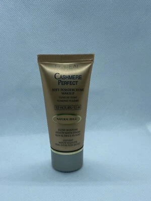 L'Oreal Cashmere Perfect Soft PowderCreme foundation NATURAL BEIGE NEW. 1.0fl.oz - Image 1 of 2