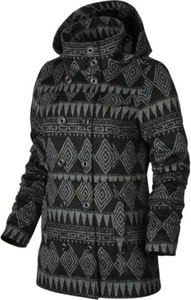 Hurley Women's Winchester Novelty Jacket Black 2 Outerwear XS - Picture 1 of 4