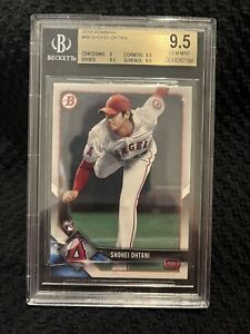 SHOHEI OHTANI 2018 Bowman #49 Rookie RC - Graded BGS 9.5 Gem Mint 