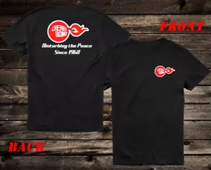 Retro Hot Rod T-Shirt Drag Race Racing Kirschbombe Disturbing The Peace - Bild 1 von 2