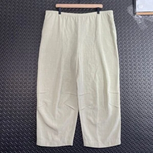 Vintage Hino & Malee II Sage Green Light Weight Capri Pants Women's Size Large - Picture 1 of 9