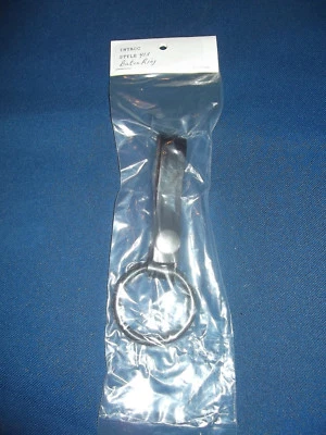 LOTOF 10 INTACC 413 POLICE BATON HOLDER RING BLACK LEATHER NEW Foto 1 de 3