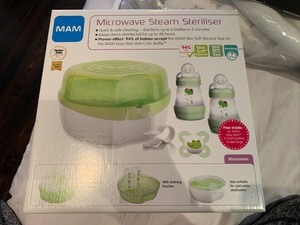 mam electric baby bottle steriliser