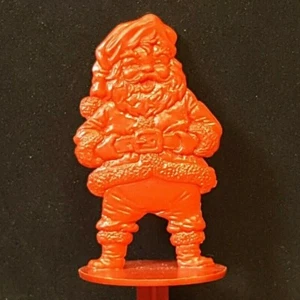 1960 CARTONE ANIMATO 6/Babbo Natale tesoro sepolto plastica gelato bastone colore rosso - Foto 1 di 6