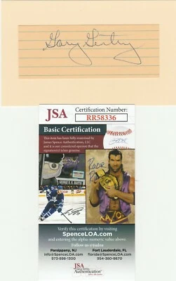 GARY GENTRY SIGNED CUT INDEX CARD NEW YORK METS PITCHER JSA COA - Image 1 of 4