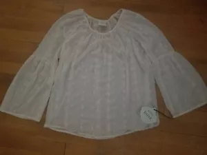 KNOX ROSE Bell Sleeve Top Small - Picture 1 of 1