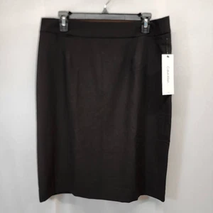 Calvin Klein Black Pencil Skirt Women’s Size 12 Career Office Wear NWT - Picture 1 of 6