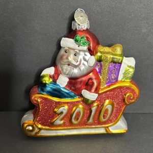 Christopher Radio Celebrations Weihnachtsmann Weihnachtsschmuck 2010 *LESEN - Bild 1 von 6