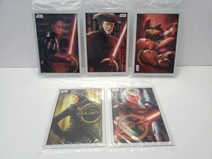 2023 Topps STAR WARS OBI-WAN KENOBI 5x POSTER ART CARD Lot - Picture 1 of 5