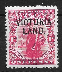 NEW ZEALAND-VICTORIA LAND SGA3 1911 1d CARMINE MNH - Picture 1 of 1