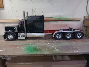Tamiya Grand Hauler Kenworth  Stretched With Sound And Light System loaded - Picture 1 of 16