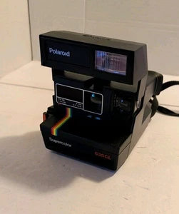Polaroid Supercolor 635CL Instant Camera Vintage Camera BLACK - Picture 1 of 8