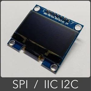 OLED Display Module 1.3" 128x64 SPI / IIC I2C SSH1106 - White - Picture 1 of 4
