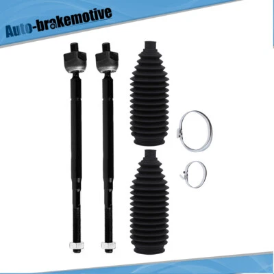 4x Fuelle de extremo de barra de amarre interior de dirección delantera para Mitsubishi Eclipse 2000-2005 Foto 1 de 4