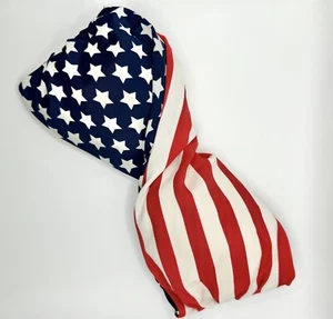 1 Set American Flag Swimwear Patriotic Bikini Swimsuit Set Women Size Large - Picture 1 of 10