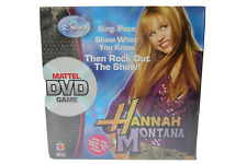 Hannah Montana DVD Mattel Game Sing Pose TV Clips Ages 6+ 2-4 Players 2007