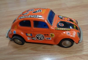 VINTAGE TAIYO VW BEETLE CHALLENGER RACE CAR~Bump-N-Go Model Volkswagen - Picture 1 of 4