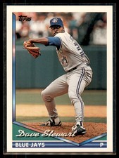 1994 Topps Dave Stewart Toronto Blue Jays #455
