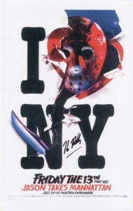 KANE HODDER 11"X17" IN PERSON SIGNED MOVIE POSTER PHOTO / JASON TAKES MANHATTAN - Picture 1 of 1