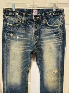 EXTREMELY RARE $879 PRPS PP29P05BB CHALLENGER BURNER SLIM BOOTCUT JEAN 34 W35X34 - Picture 1 of 12