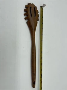 14" Pasta Bambus Kochutensil mit Schlitzen Küche & Amp Esszimmer - Bild 1 von 3