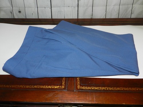 Pantalone Celine blu chiaro piatto davanti nuovo taglia 36IT 4 US