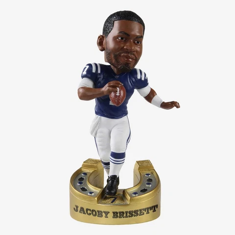 Jacoby Brissett Indianapolis Colts Golden Horseshoe Bobblehead NFL Cover