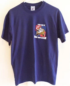 101st Brigade Troops Battalion HR Co AIRBORNE VIPERS Graphic T-Shirt Blue Sz. M - Picture 1 of 12