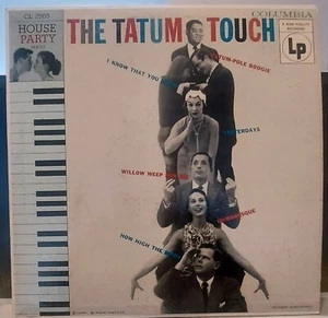 ART TATUM 10" THE TATUM TOUCH COLUMBIA JAZZ 1956 - Imagen 1 de 2