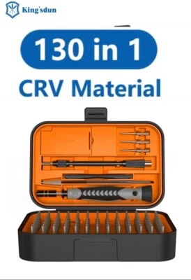 130PC Screwdriver Set Repair Kit Tools for Mobile Cell Phone PC Tablet Laptop - Image 1 of 4