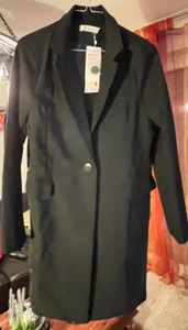 Langer Sakko Gehrock Jacke schick Schwarz - Bild 1 von 6