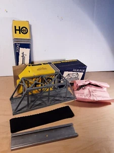 Vintage Marx HO Trestle Bridge in box. No.6439, also box only Semaphore, cable - Picture 1 of 1