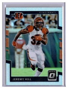 2017 Donruss Optic Holo - JEREMY HILL #29 silver prizm - CINCINNATI BENGALS  🏈 - Picture 1 of 2