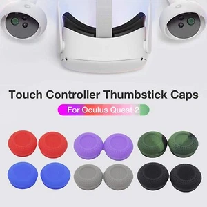 IN STOCK NOW FOR OCULUS META QUEST 2 & 3 CONTROLLER THUMB STICK GRIPS - 1 PAIR - Picture 1 of 19