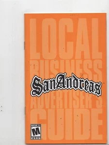 GTA San Andreas PS2 MANUAL ONLY Authentic NO TRACKING - Picture 1 of 1