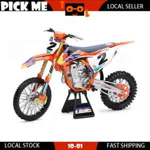 1:10 Scale Detailed Cooper Webb KTM Racing Dirtbike 2019 For Baby Kids 12y+ - Picture 1 of 1