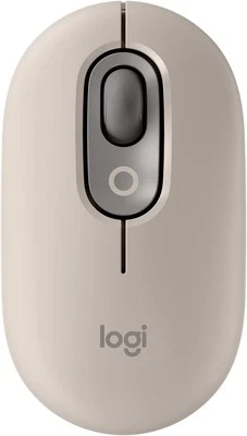 Logitech POP Mouse Wireless Bluetooth Silent Customizable Emojis PC / Mac - Mist - Image 1 of 4