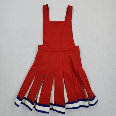 Винтажный 50-х 60-х годов группы барабан Majorette черлидера униформа Pinafore платье плиссированные юбки - Изображение 1 из 4