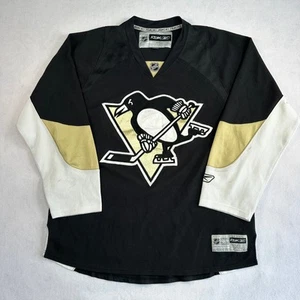 Reebok CCM Pittsburgh Penguins Ice Hockey NHL Jersey Men's XL Black Vintage - Picture 1 of 14