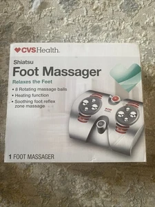 Masajeador de pies CVS Health Shiatsu nuevo en caja - Imagen 1 de 11