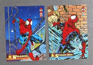 1994 Marvel Spider-Man Jameson Editorial #62 & Web Slinging Powers #3 cards💥 - Picture 1 of 2