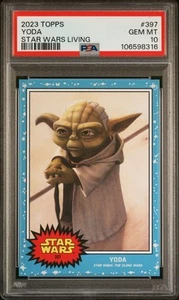 2023 Topps Star Wars Living Set #397 Yoda PSA 10 Gem Mint 106598316 - Picture 1 of 2