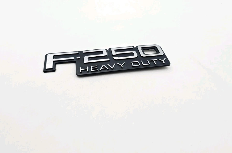 Ford F-250 1992-1996 Heavy Duty emblema lateral insignia logotipo símbolo OEM Foto 1 de 3