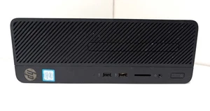 Windows 11 PC HP 290 G1 i5-8500 CPU 8GB DDR4 256GB SSD Damaged 1x USB Front (2) - Picture 1 of 4