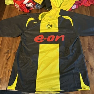 Borussia Dortmund BVB Trikot Nike Gr. M schwarz Vintage #11 Odonkor total 90   - Bild 1 von 6