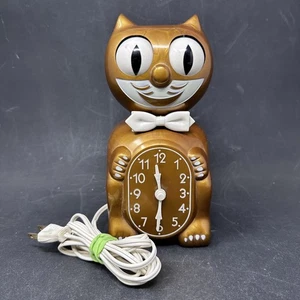 Kit-Cat Klock 1960's - Model D8 - Copper - Missing Tail - Works - Vintage - Read - Picture 1 of 15