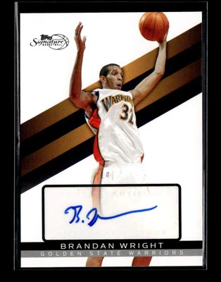 2008-09 Topps Signature #TSA-BW Brandan Wright Autographs #/3645 - Image 1 of 2